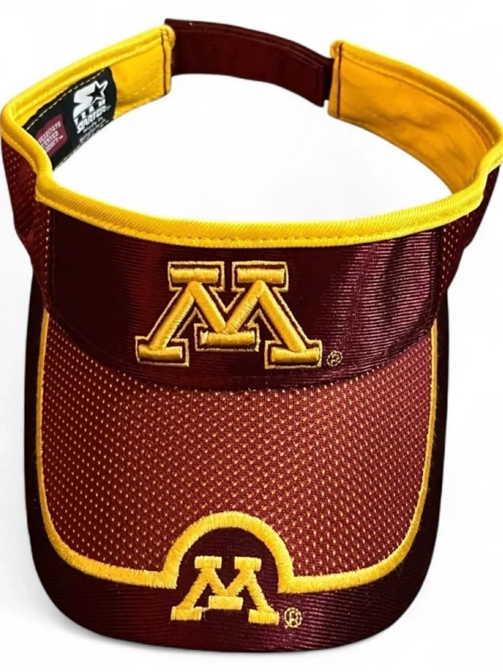 Minnesota Golden Gophers Visor Ball Cap Hat Adjustable Baseball Cap Team Starter